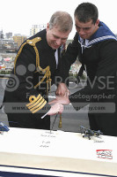 Fly Navy 100  cutting the birthday cake