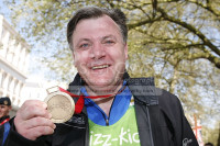 Ed Balls MP  Finishes the 2014 London Marathon