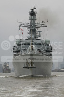 HMS Westminster on the Thames