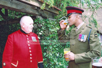 Johnson Beharry VC & Chelsea Pensioner