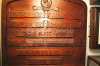 HMS Exeter Honours Board