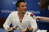 Peter Andre being interviewed